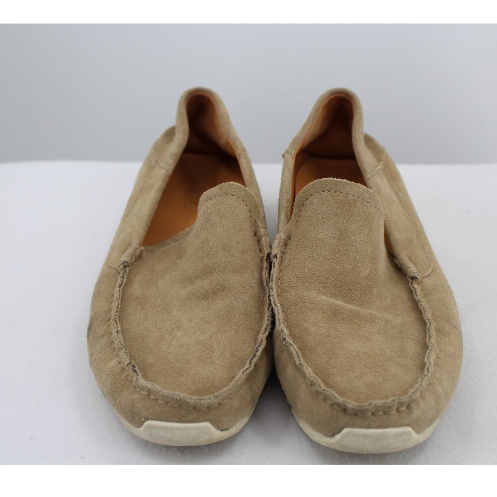 Men's Olukai KA'A Loafer Slip-on Shoes Tan Suede Size 9.5